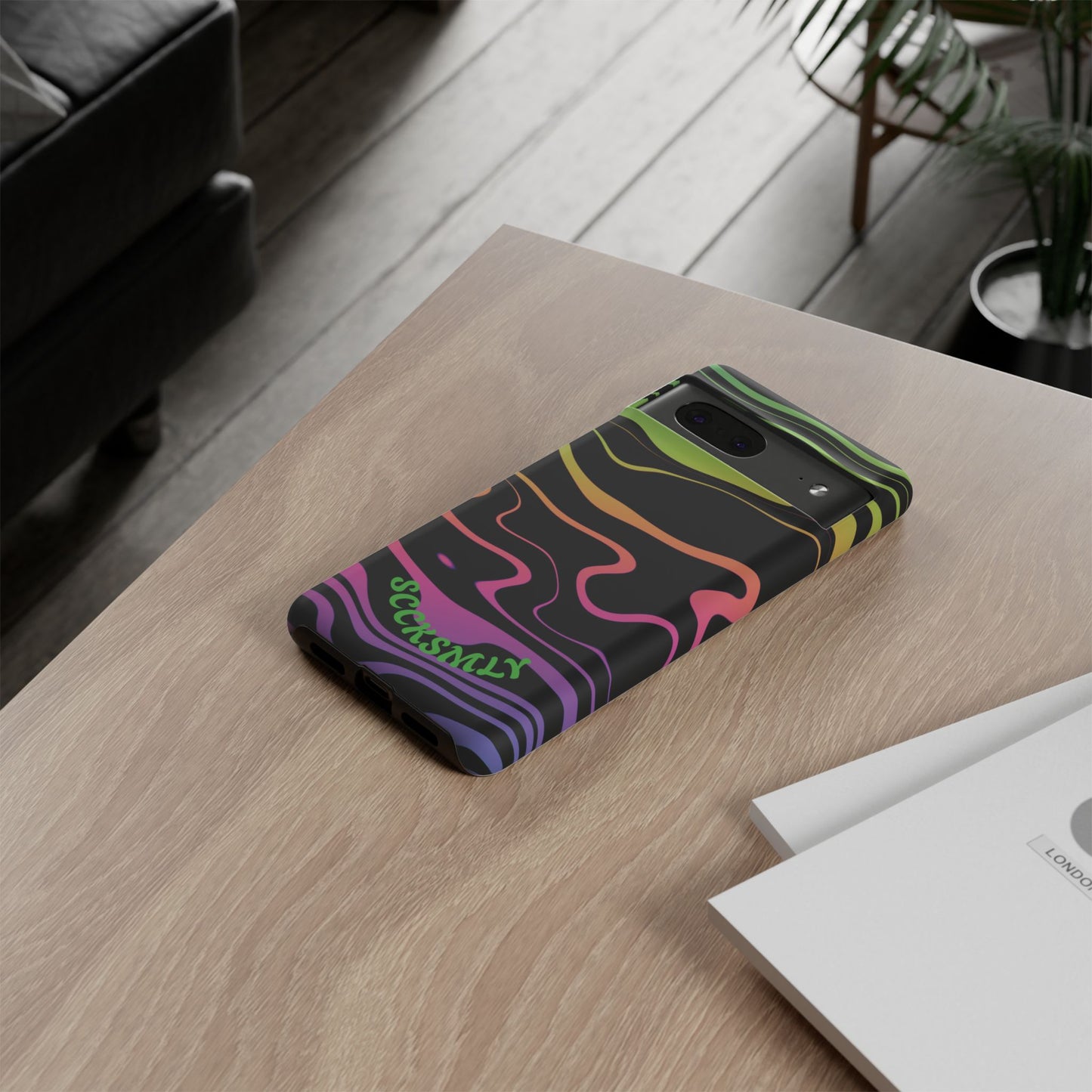 Dark Rainbow Tough Case For Google Pixel