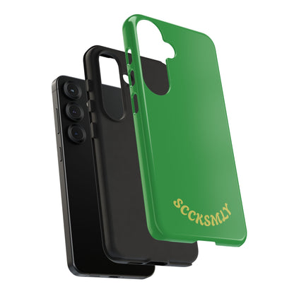 SOLID Green Grin Tough Case for Samsung