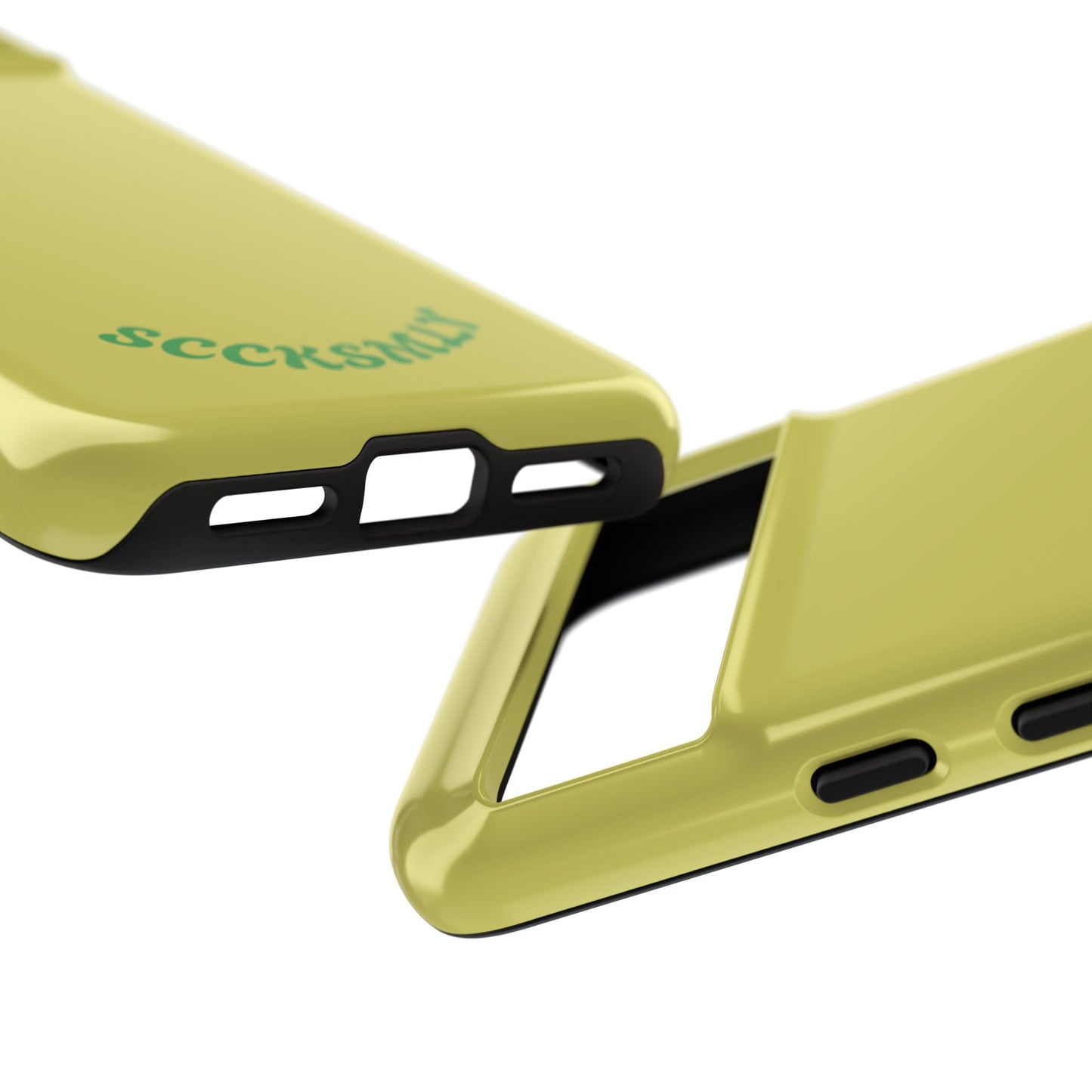 SOLID Lemon Pop Tough Case for Google Pixel
