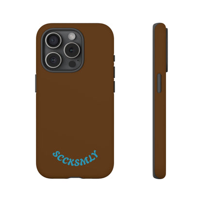 SOLID Chocolate Coco Tough Case for Apple