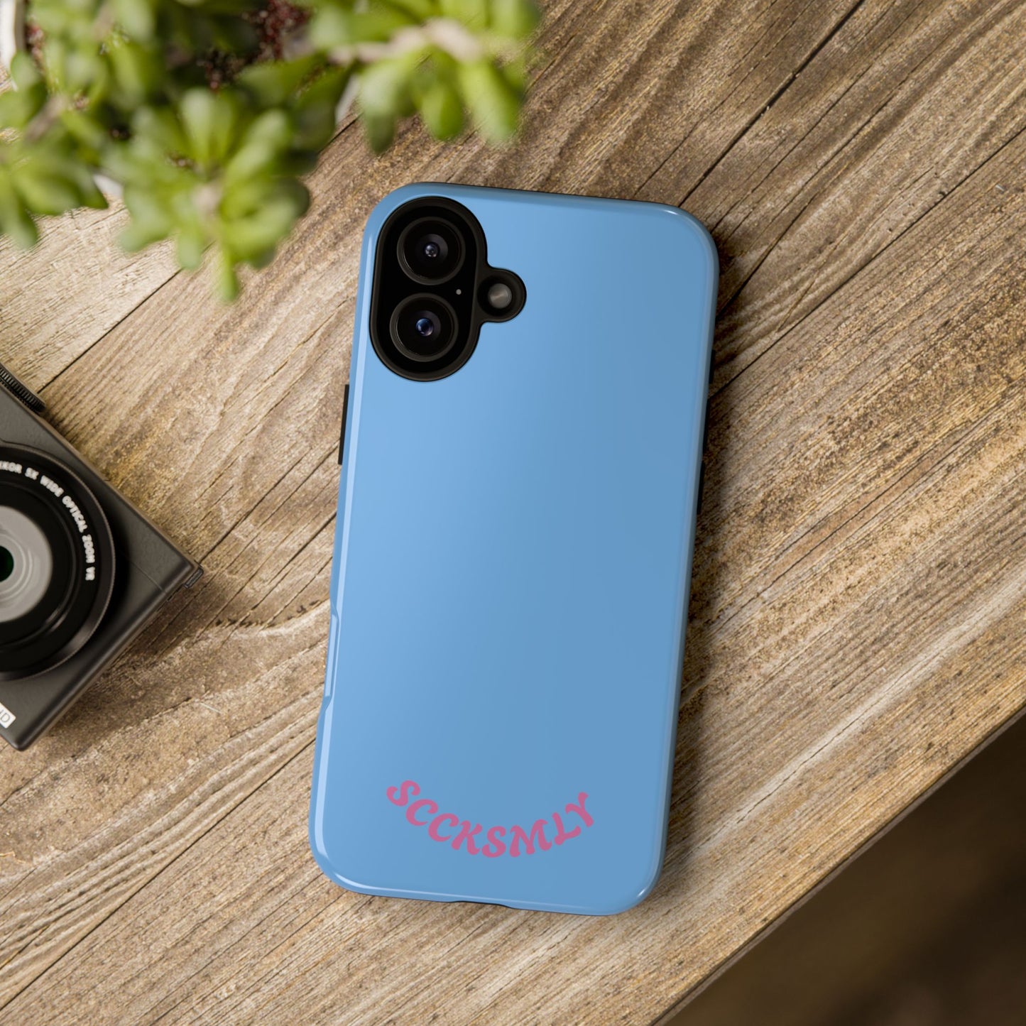 SOLID Blue Candie Tough Case for Apple