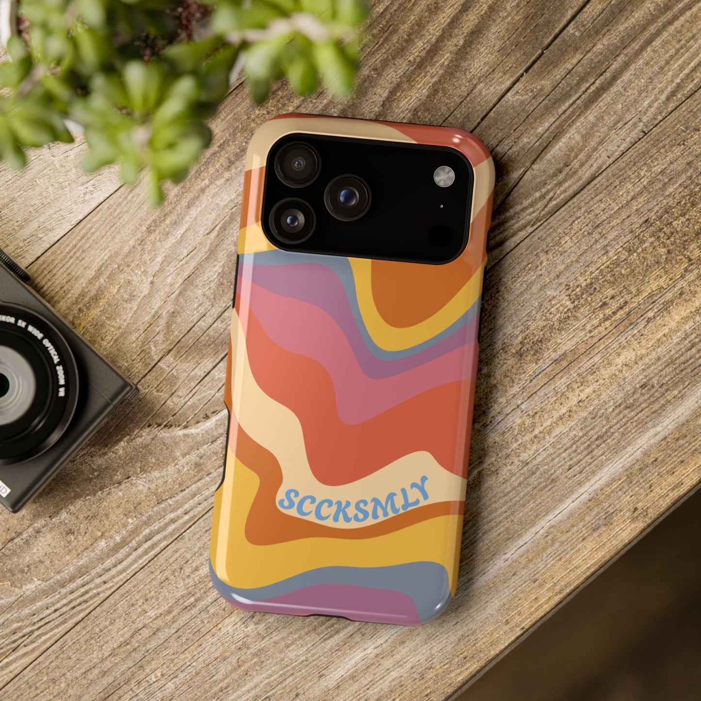 Warm Retro Phone Case for Apple
