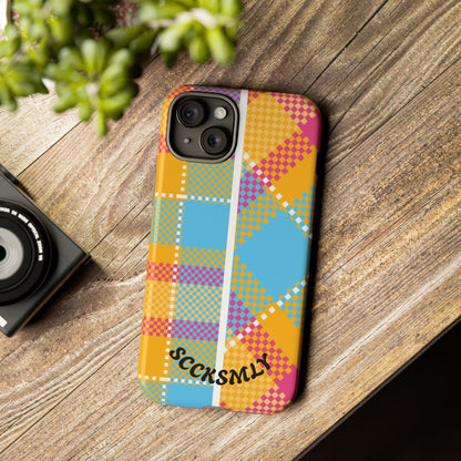 Pattern Punch Phone Case for Apple