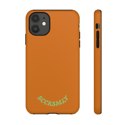 SOLID Terracotta Caoal Tough Case for Apple
