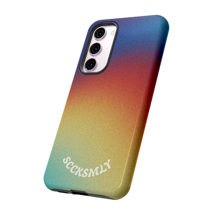 Faded Sunset Aura Tough Phone Case for Samsung