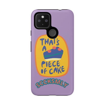 Light Purple "THAT'S A PIECE OF CAKE" Tough Phone Case for Google Pixel