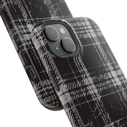 Smoky Grungy Plaid Phone Case for Apple