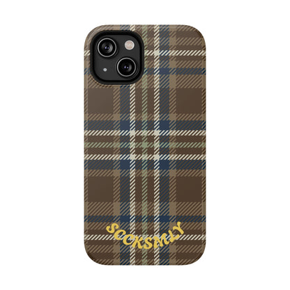 Earth and Sky Plaid Phone Case for Apple