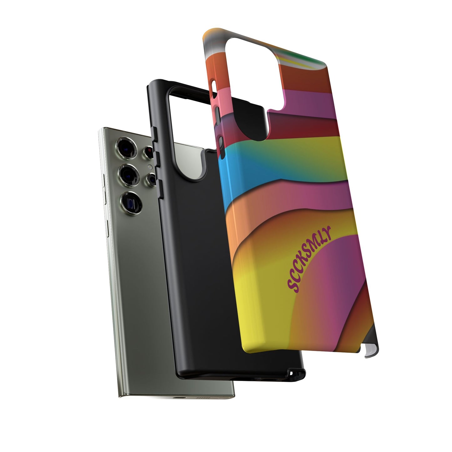 Modern Retro Rainbow Phone Case for Samsung