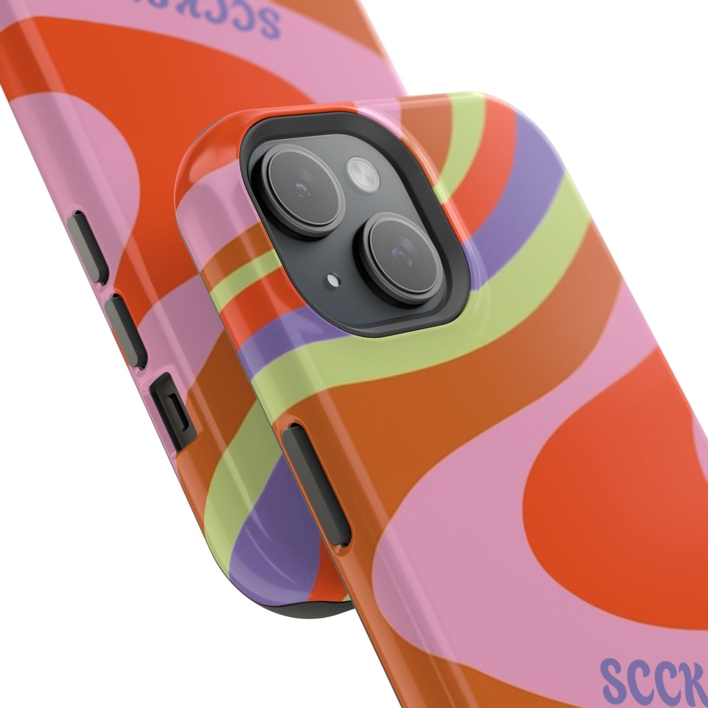Curvy Swirl Phone Case for "IOS or Apple"