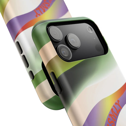 Green Waves Phone Case for Apple