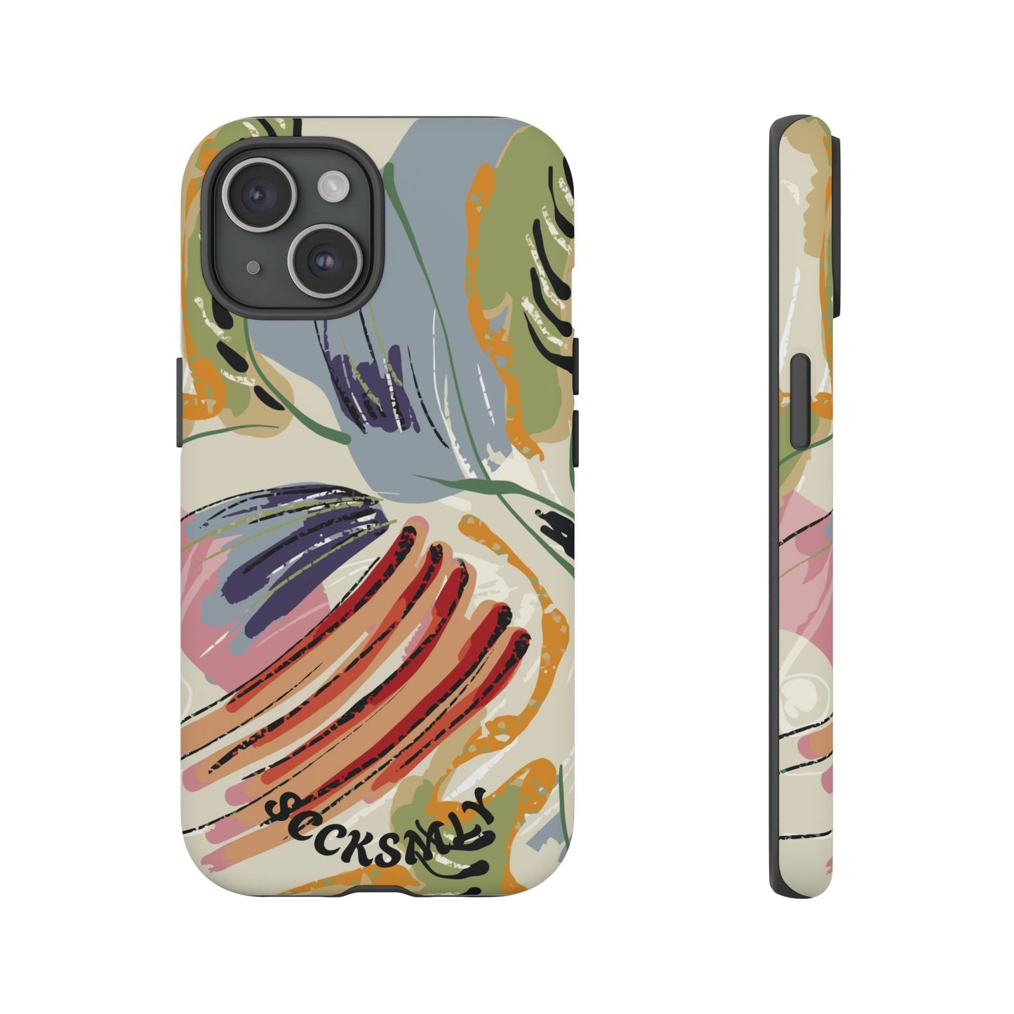 Botanical Strokes Palette Tough Phone Case for Apple