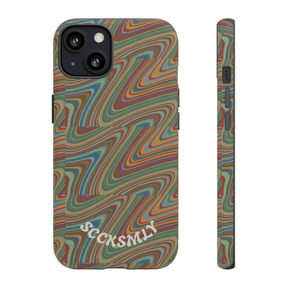 Earthly Waves Tough Phone Case for Apple