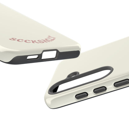 Sweet Oat Milk Tough Phone Case for Samsung