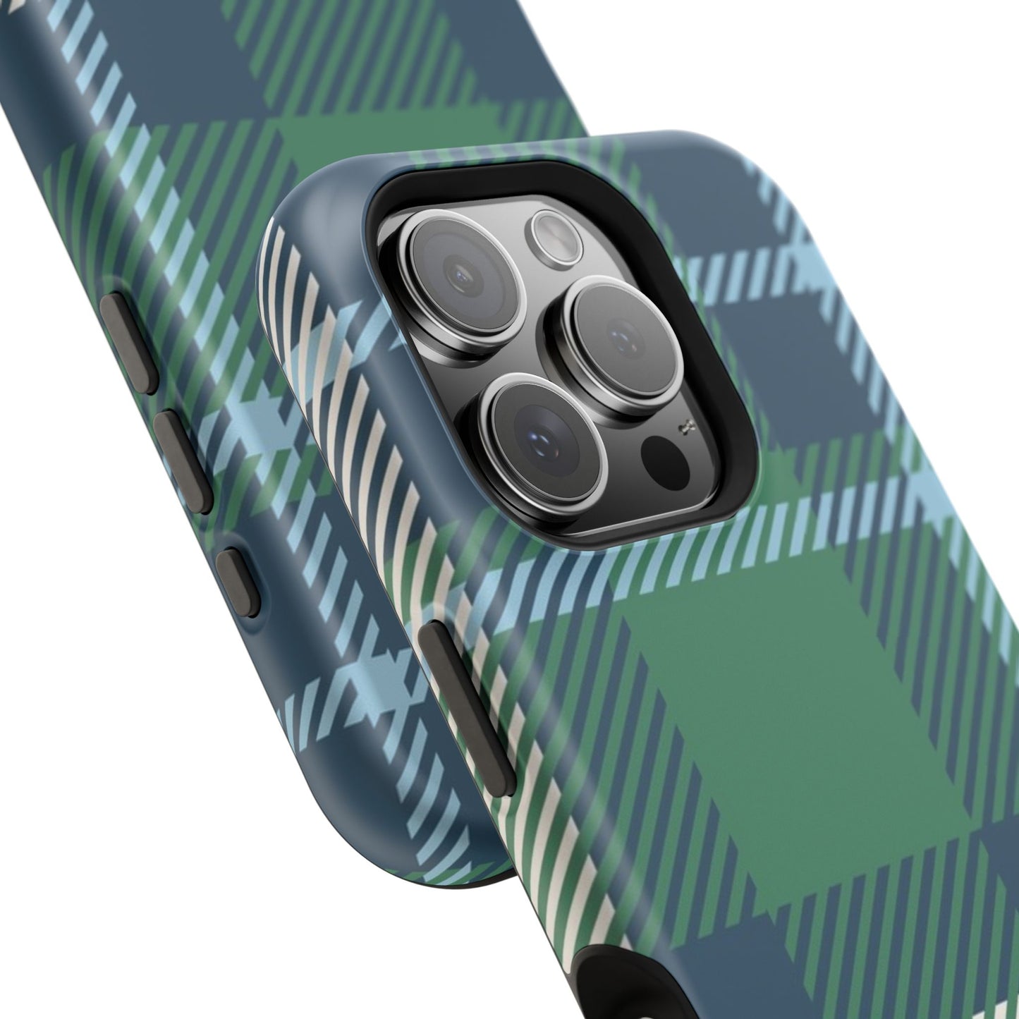 Earth and Sky Plaid Phone Case for Apple
