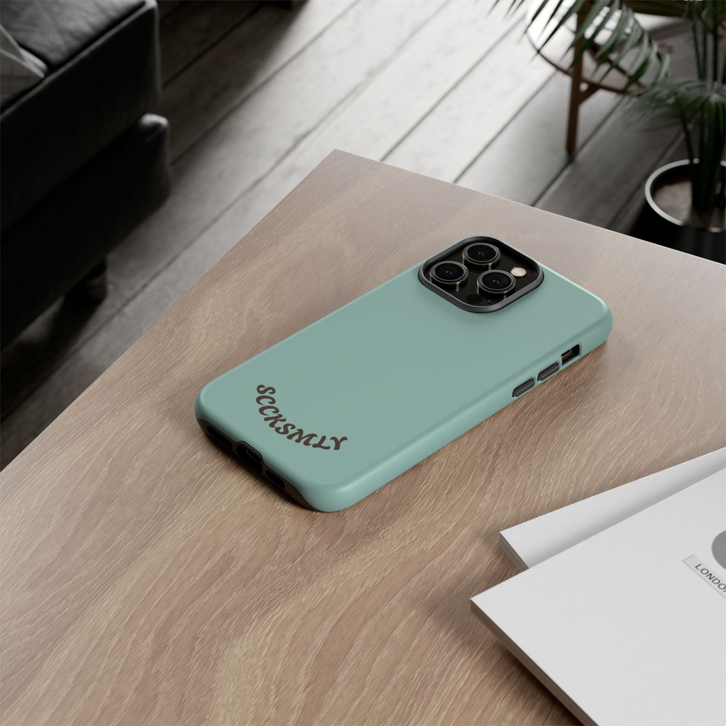 SOLID Fudge Mint Crunch Tough Phone Case for Apple