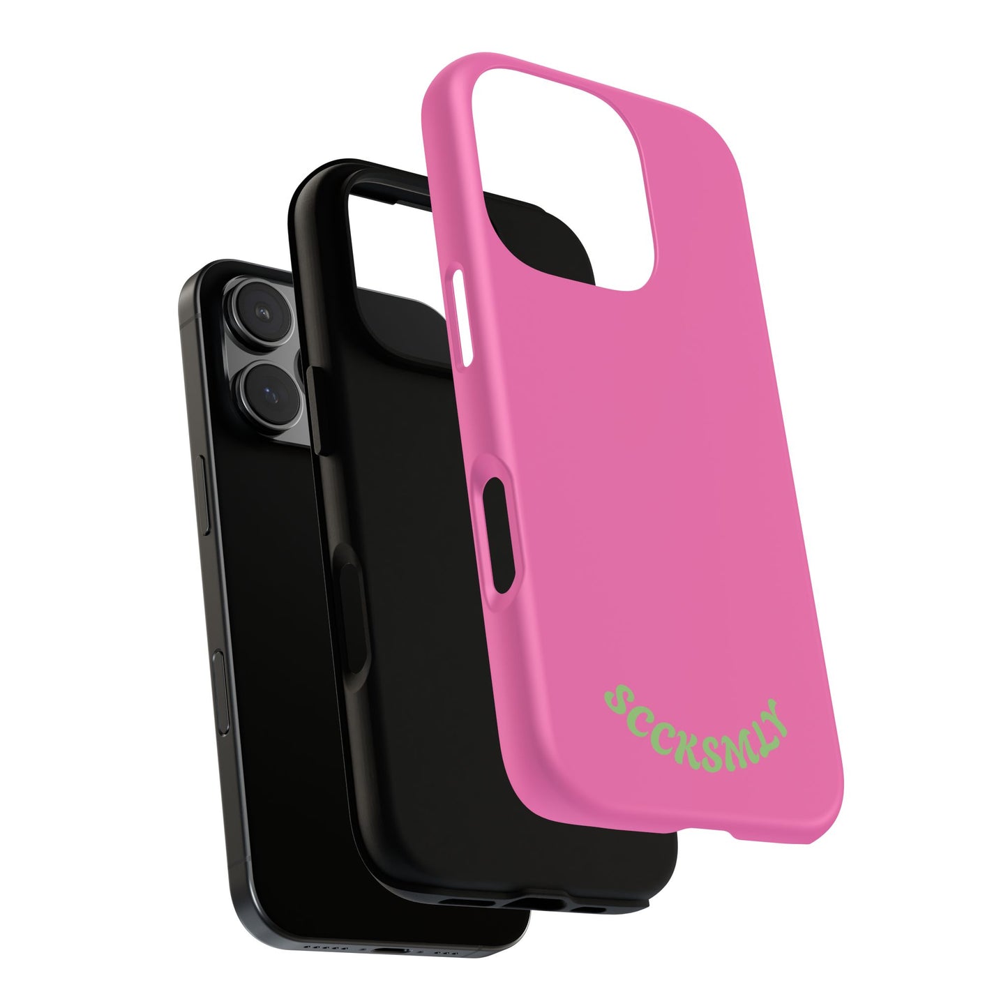 SOLID Sweet Static Pink Tough Case for Apple