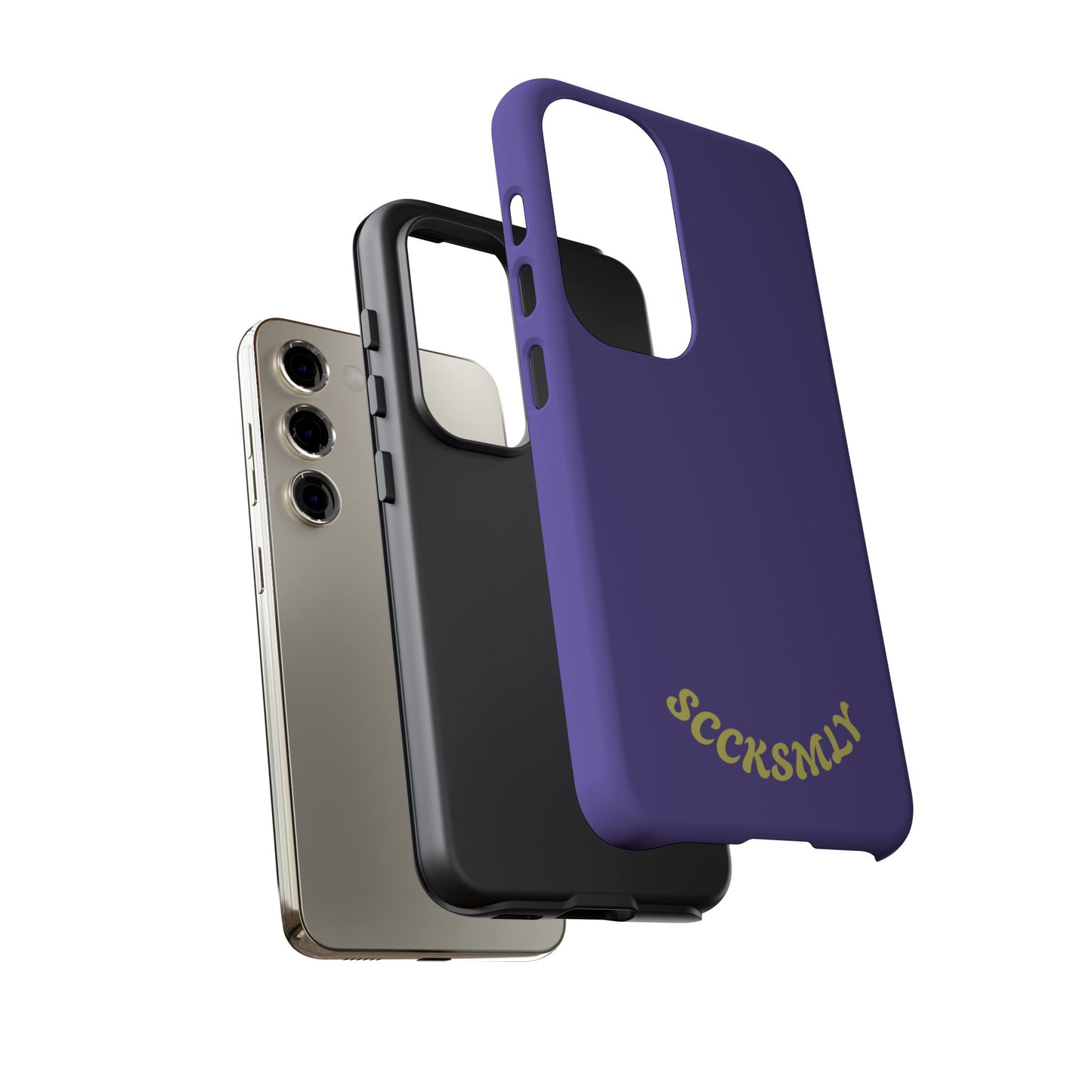 SOLID Dreamy Dusk Purple Tough Case for Samsung