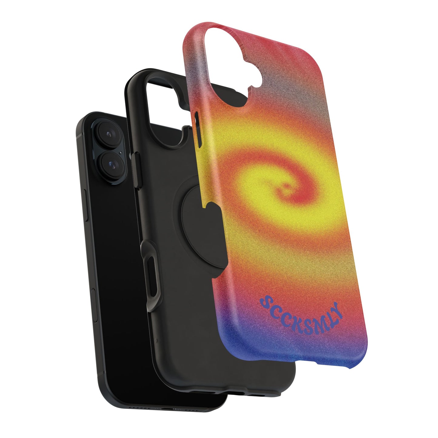 Toxic Spiral Tough Phone Case for Apple