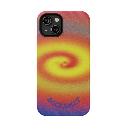 Toxic Spiral Tough Phone Case for Apple