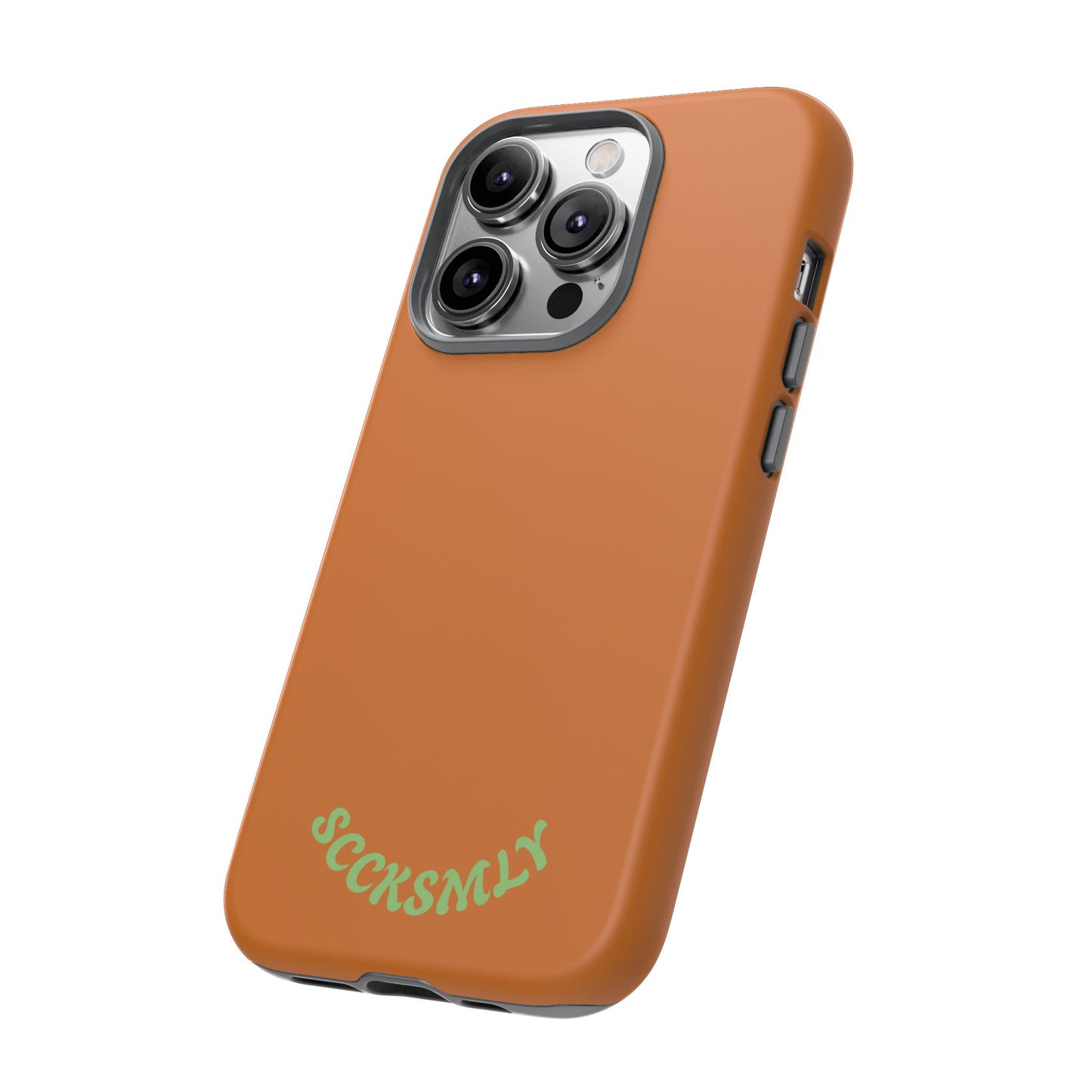 SOLID Terracotta Caoal Tough Case for Apple