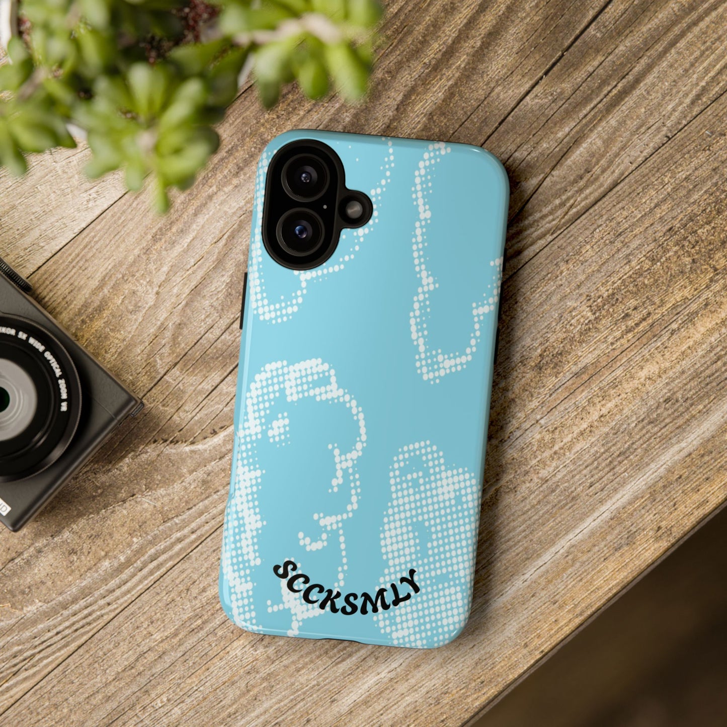 Comic Dot Sky Tough Phone Case for Apple