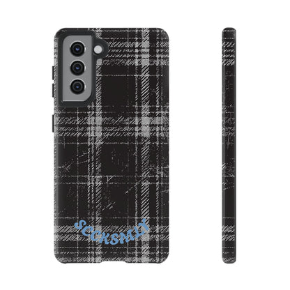 Smoky Grungy Plaid Phone Case for Samsung