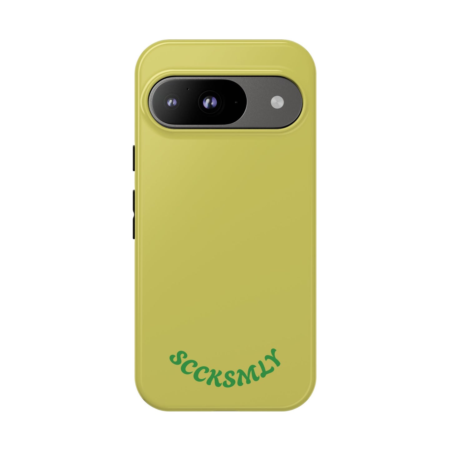 SOLID Lemon Pop Tough Case for Google Pixel