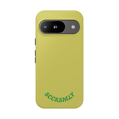 SOLID Lemon Pop Tough Case for Google Pixel