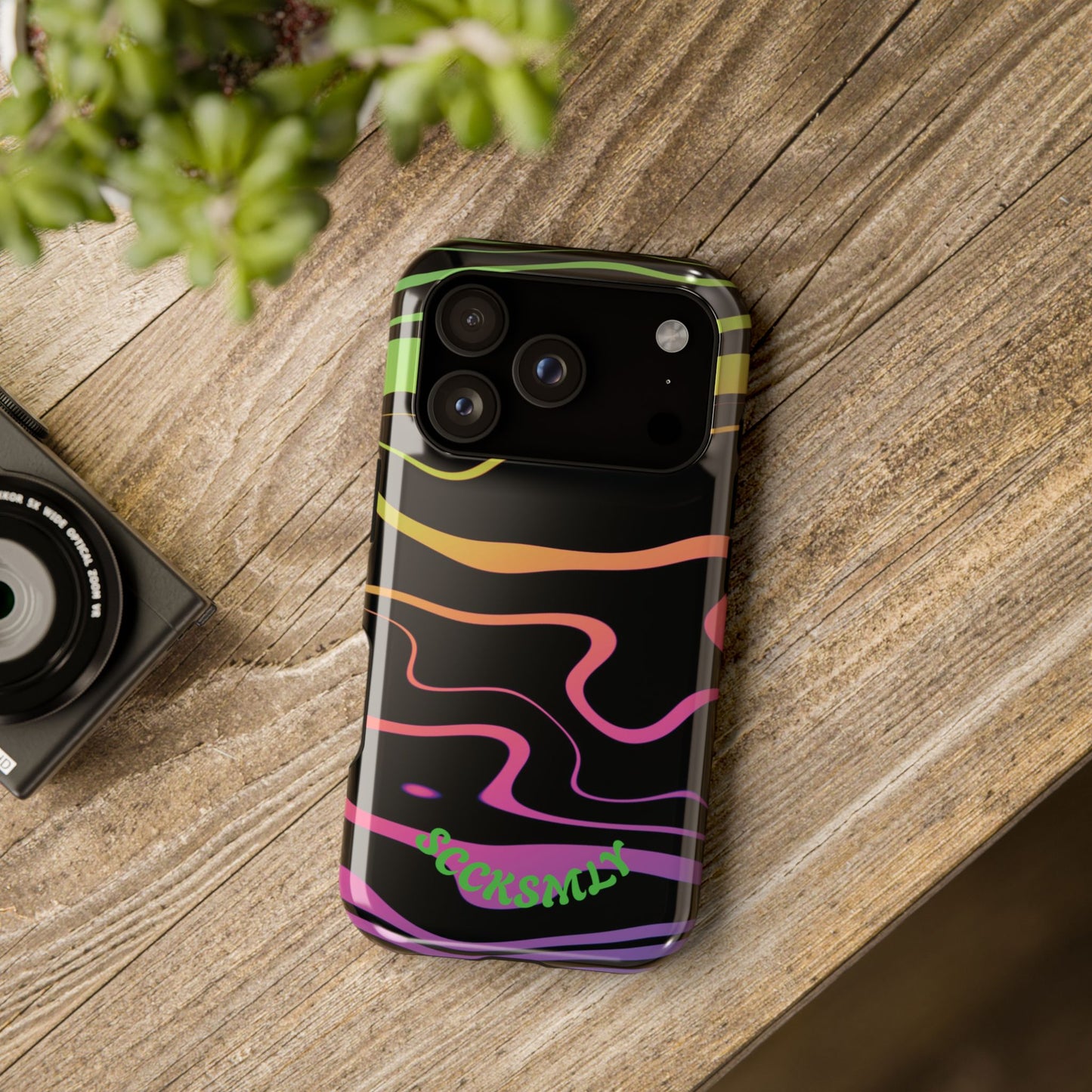 Dark Rainbow Phone Case for Apple