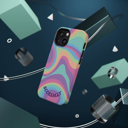 Pastel Swirl Phone Case for Apple