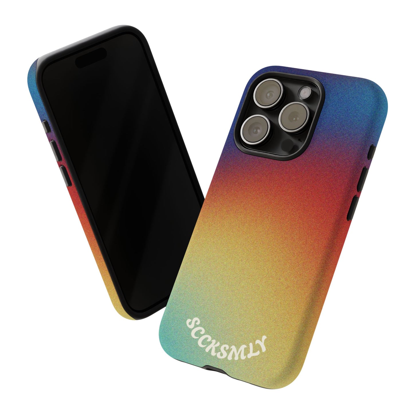Faded Sunset Aura Tough Phone Case for Apple