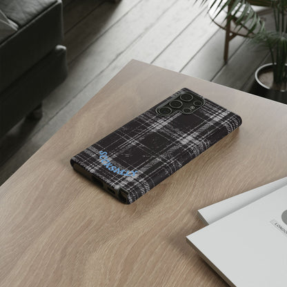 Smoky Grungy Plaid Phone Case for Samsung
