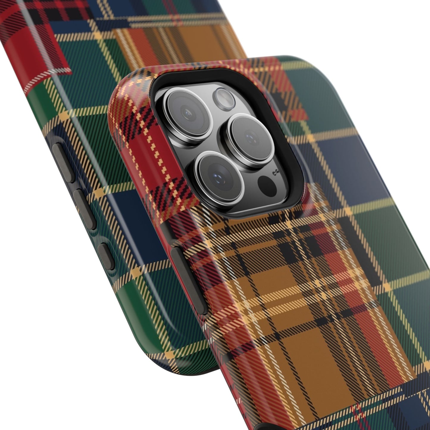Heritage Hues Patchwork Tough Phone Case for Apple