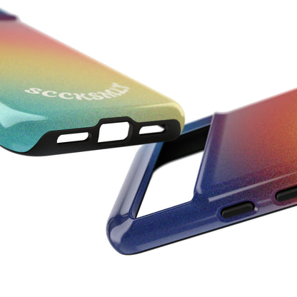 Faded Sunset Aura Tough Phone Case for Google Pixel