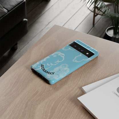 Comic Dot Sky Tough Phone Case for Google Pixel