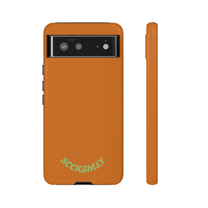SOLID Terracotta Coal Tough Case for Google Pixel