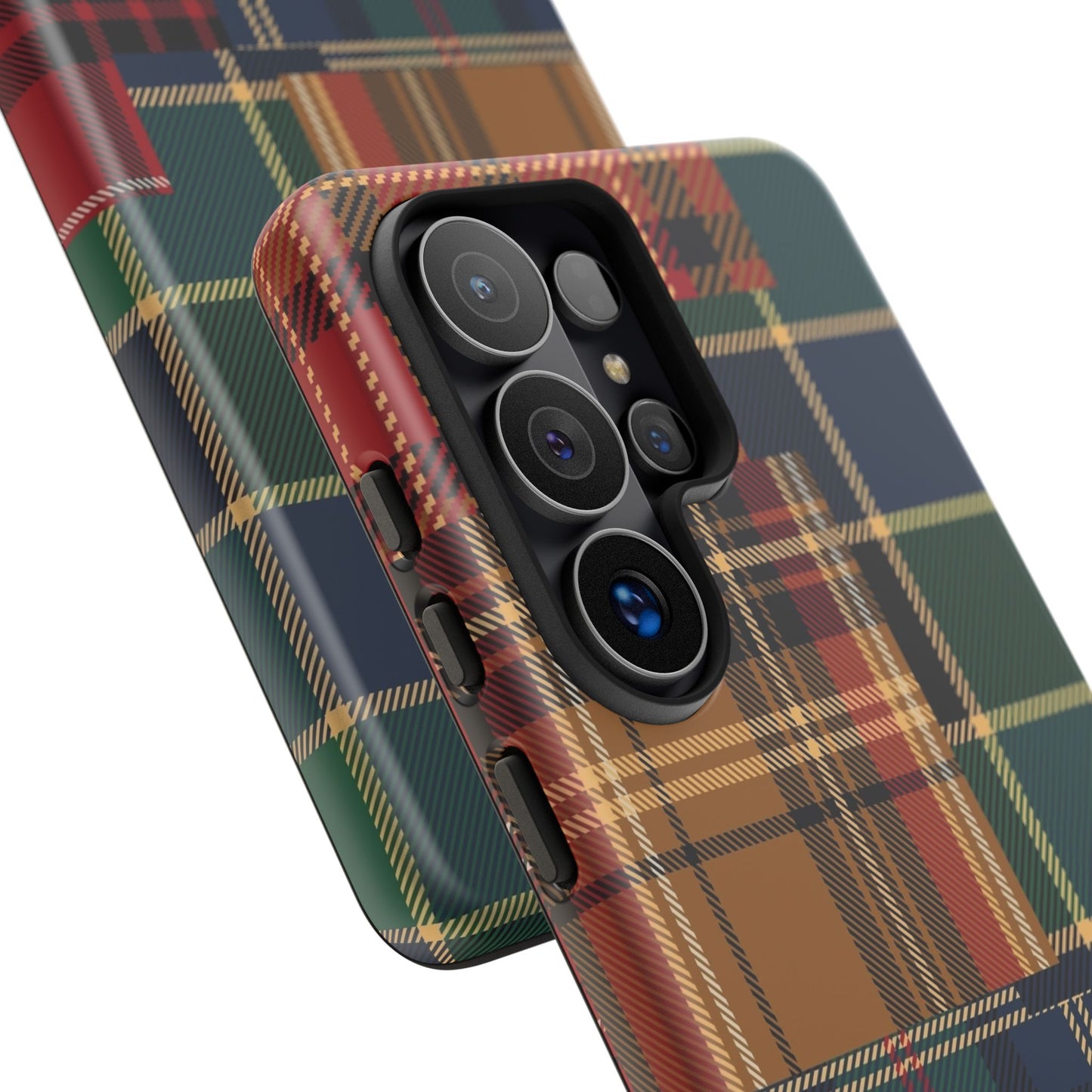 Heritage Hues Patchwork Tough Phone Case for Samsung