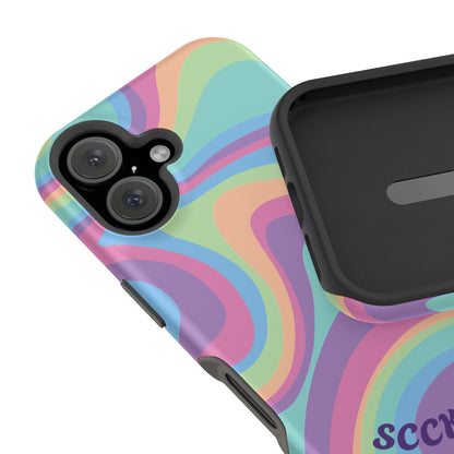 Pastel Swirl Phone Case for Apple