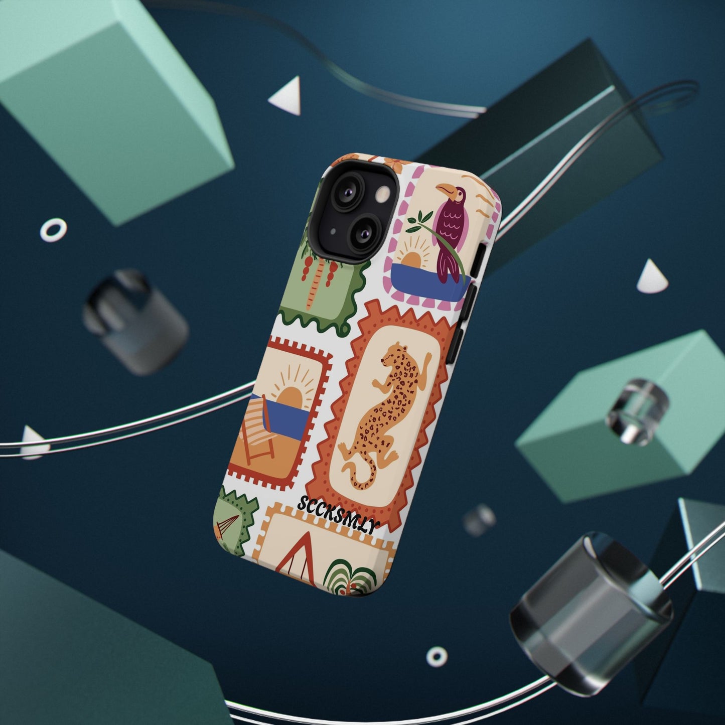 Tropical Print Phone Case for Apple