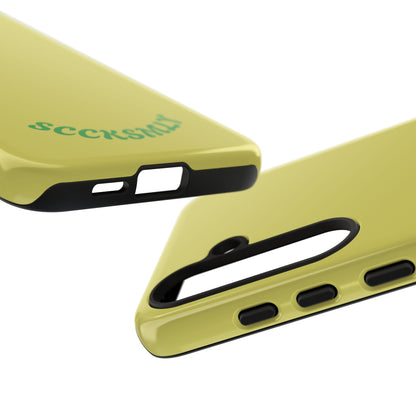 SOLID Lemon Pop Tough Case for Samsung