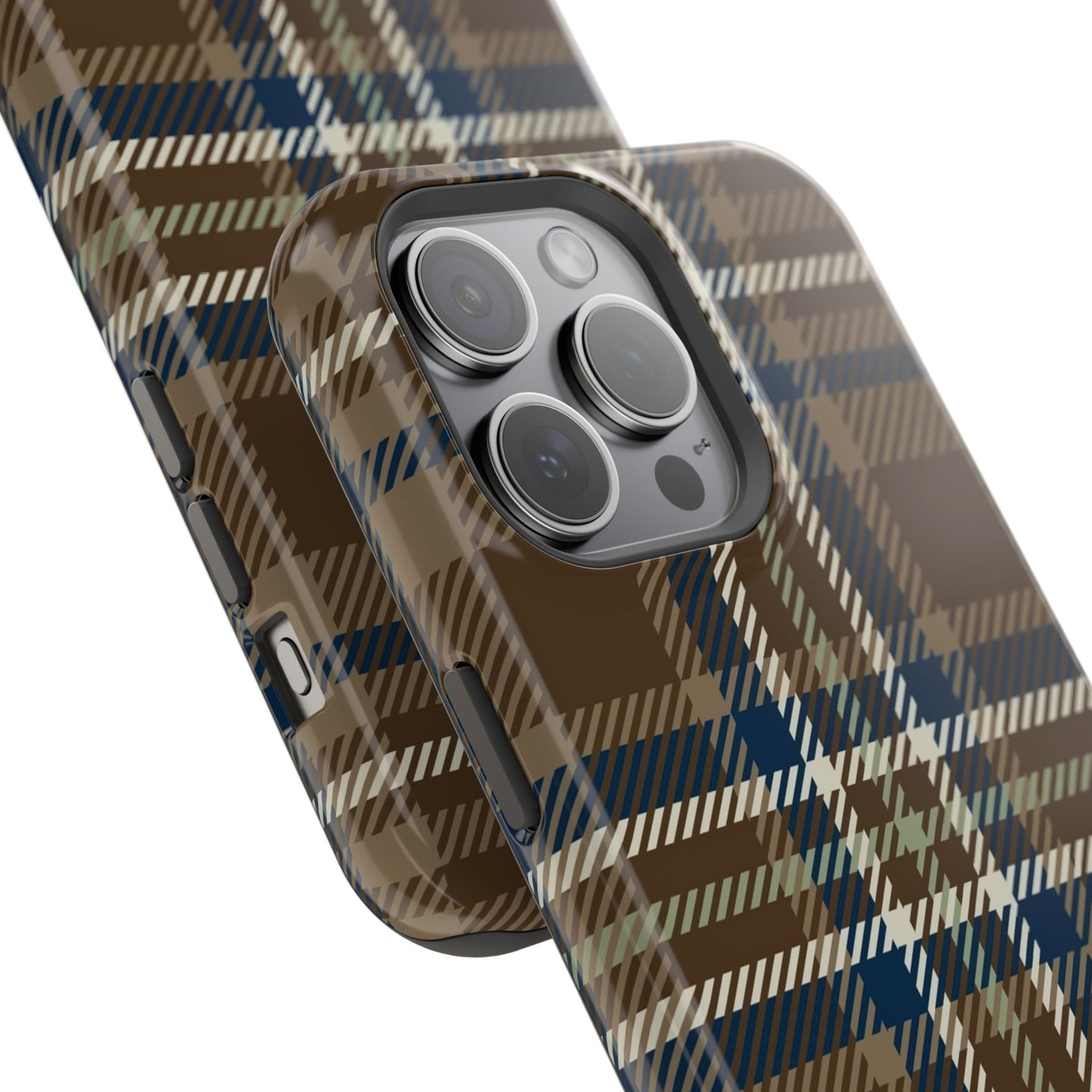 Earth and Sky Plaid Phone Case for Apple