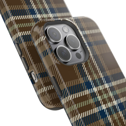 Earth and Sky Plaid Phone Case for Apple