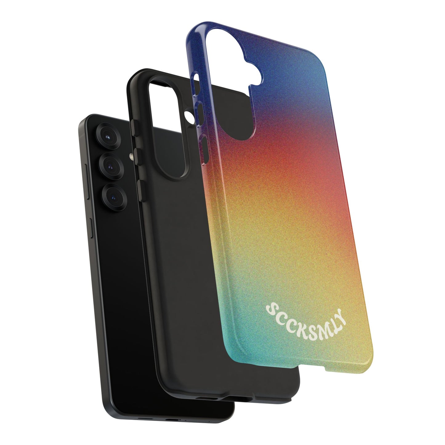 Faded Sunset Aura Tough Phone Case for Samsung