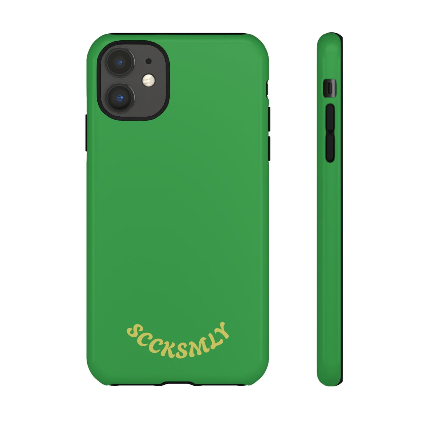 SOLID Green Grin Tough Case for Apple