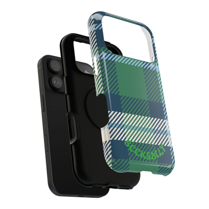 Earth and Sky Plaid Phone Case for Apple
