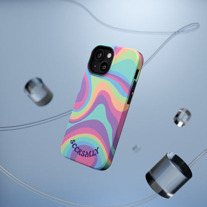 Pastel Swirl Phone Case for Apple