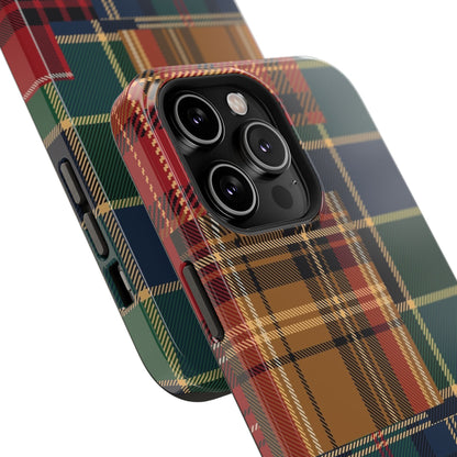 Heritage Hues Patchwork Tough Phone Case for Apple