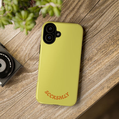 SOLID Lemon Dijon Glaze Tough Case for Apple