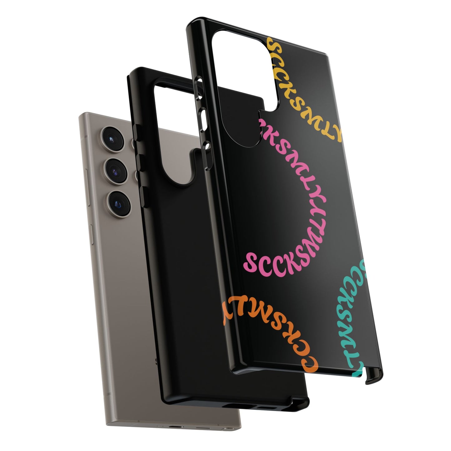 Y2K Wavy Script Tough Case for Samsung